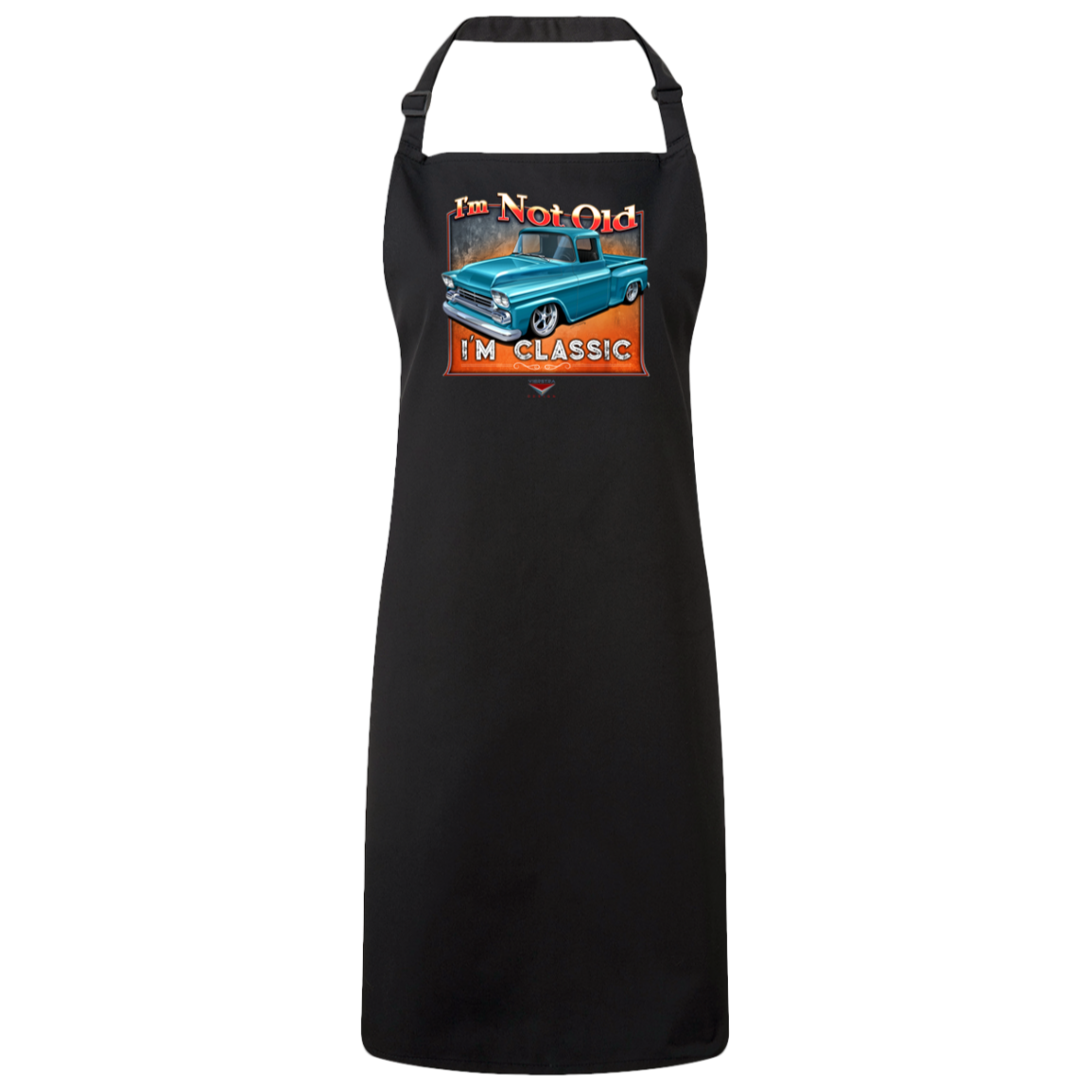 "I'm Not Old, I'm Classic" ’58 Chevy Truck Sustainable Unisex Cooking Bib Apron