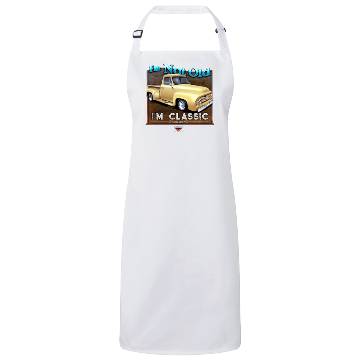 "I'm Not Old, I'm Classic" ’55 Ford Truck Sustainable Unisex Cooking Bib Apron