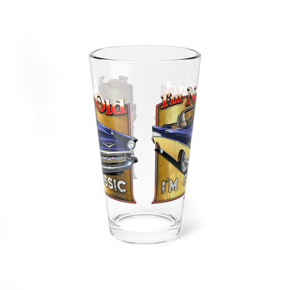 I’m Not Old, I’m Classic! ’57 Chevy Bel Air Mixing Glass, 16oz