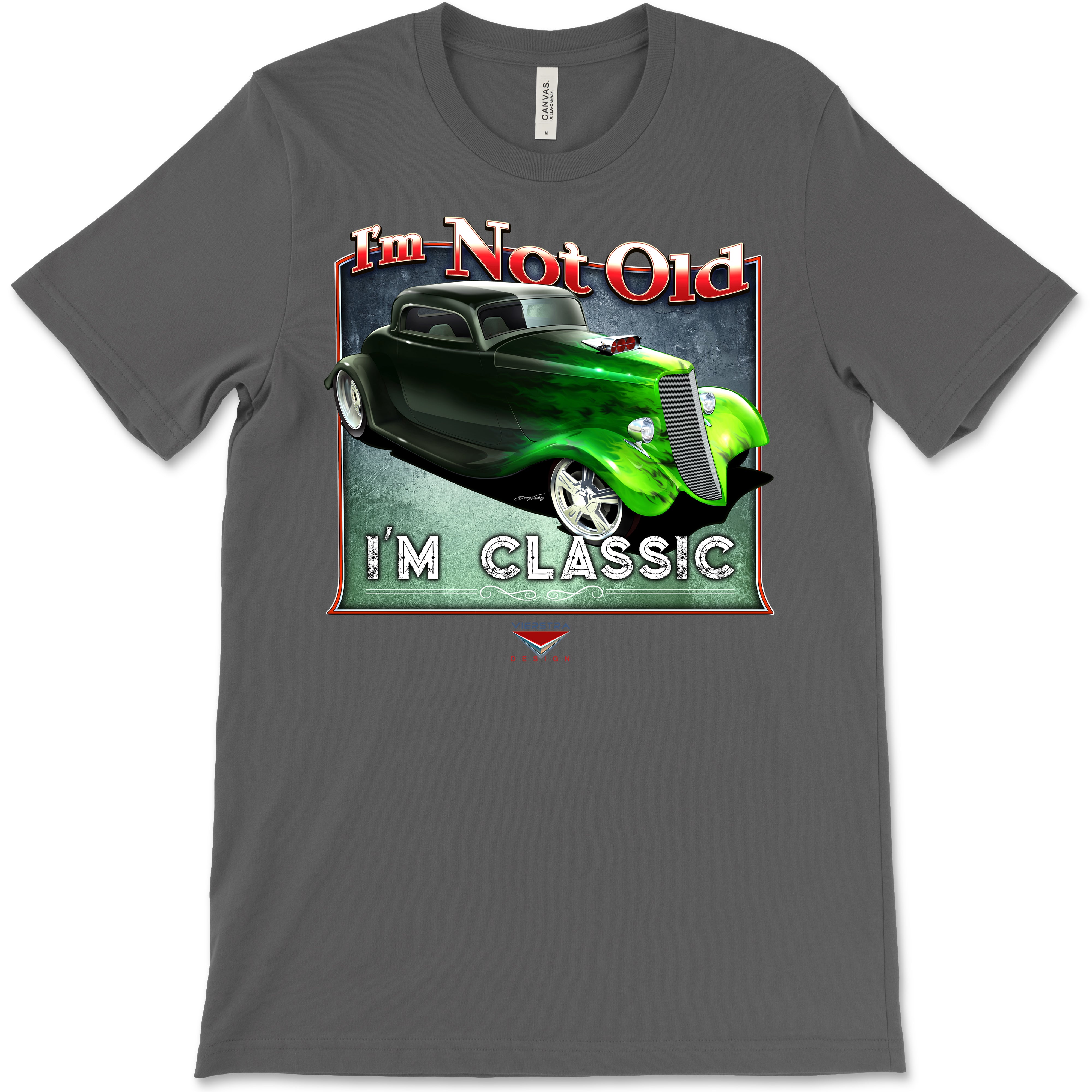 I'm Not Old, I'm Classic! '33 Ford Coupe Bella+Canvas Unisex Short-Sleeve T-Shirt (Front Design)