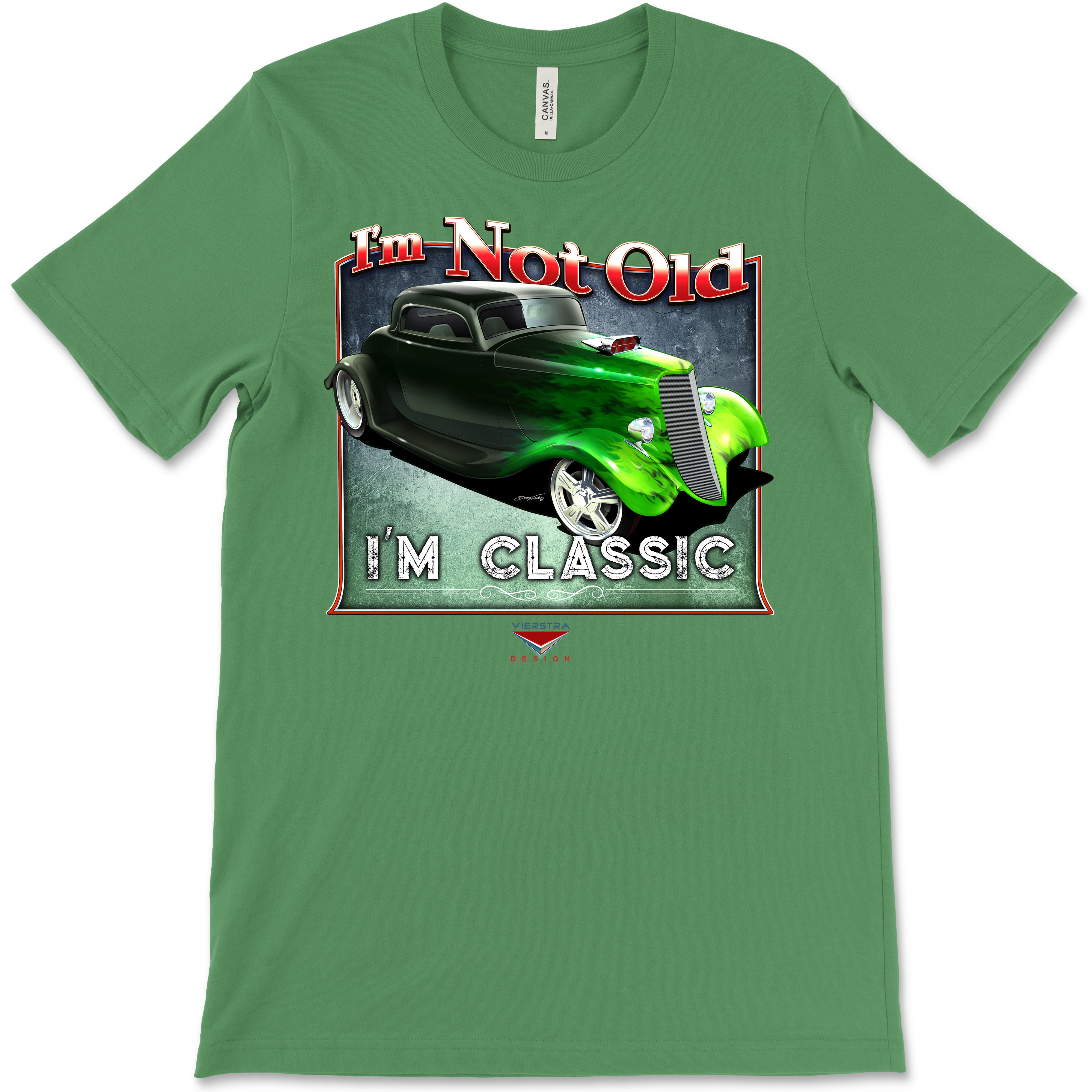 I'm Not Old, I'm Classic! '33 Ford Coupe Bella+Canvas Unisex Short-Sleeve T-Shirt (Front Design)