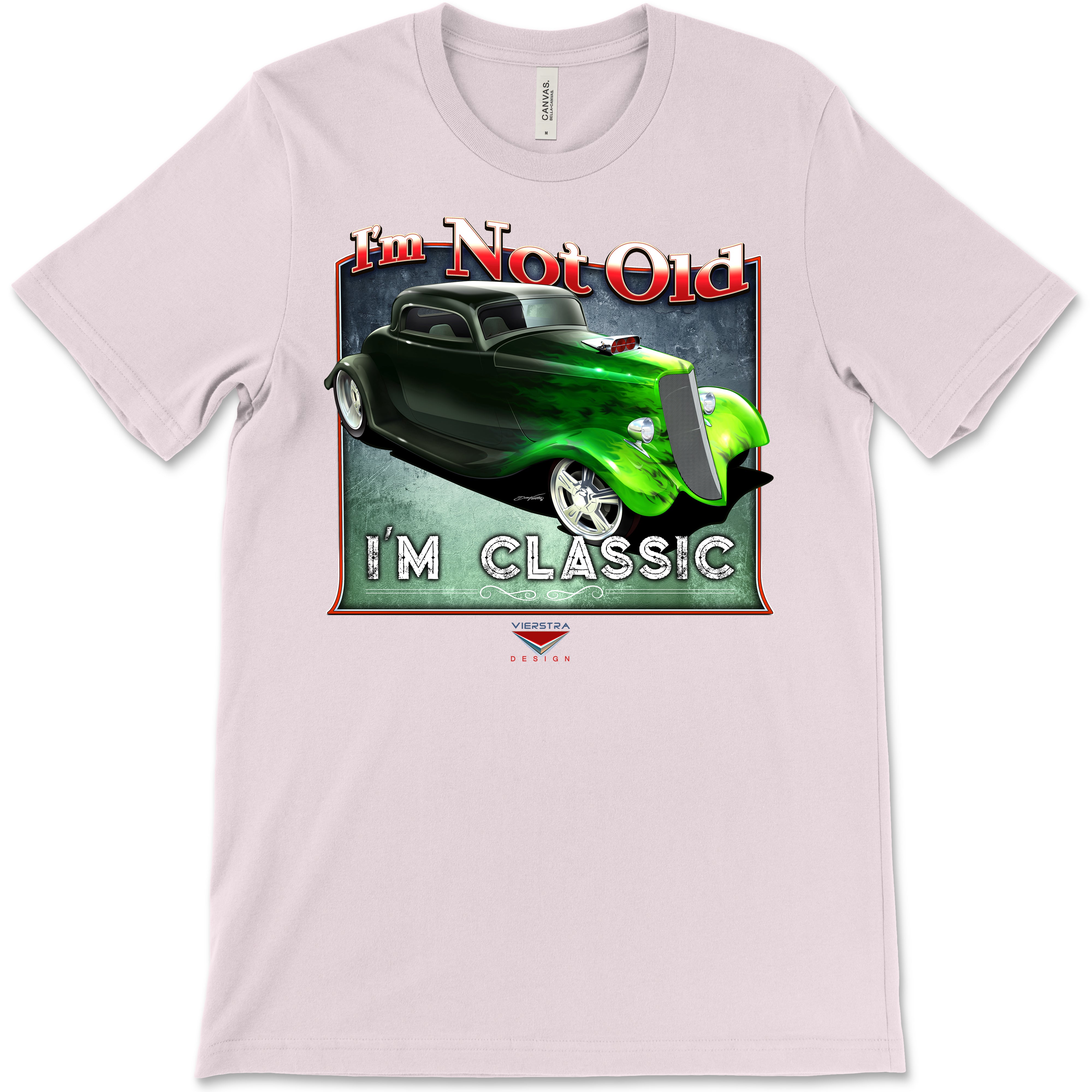 I'm Not Old, I'm Classic! '33 Ford Coupe Bella+Canvas Unisex Short-Sleeve T-Shirt (Front Design)