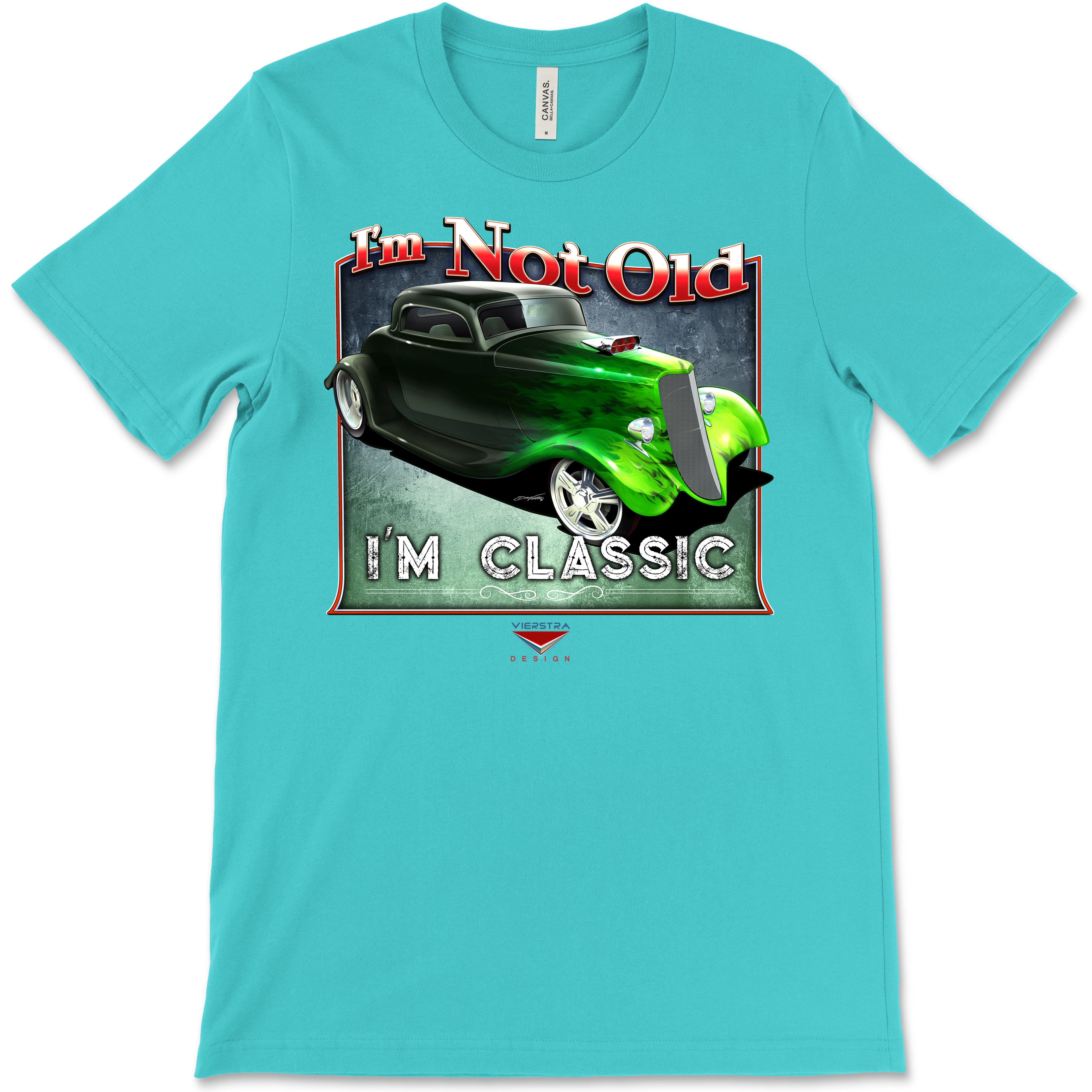 I'm Not Old, I'm Classic! '33 Ford Coupe Bella+Canvas Unisex Short-Sleeve T-Shirt (Front Design)