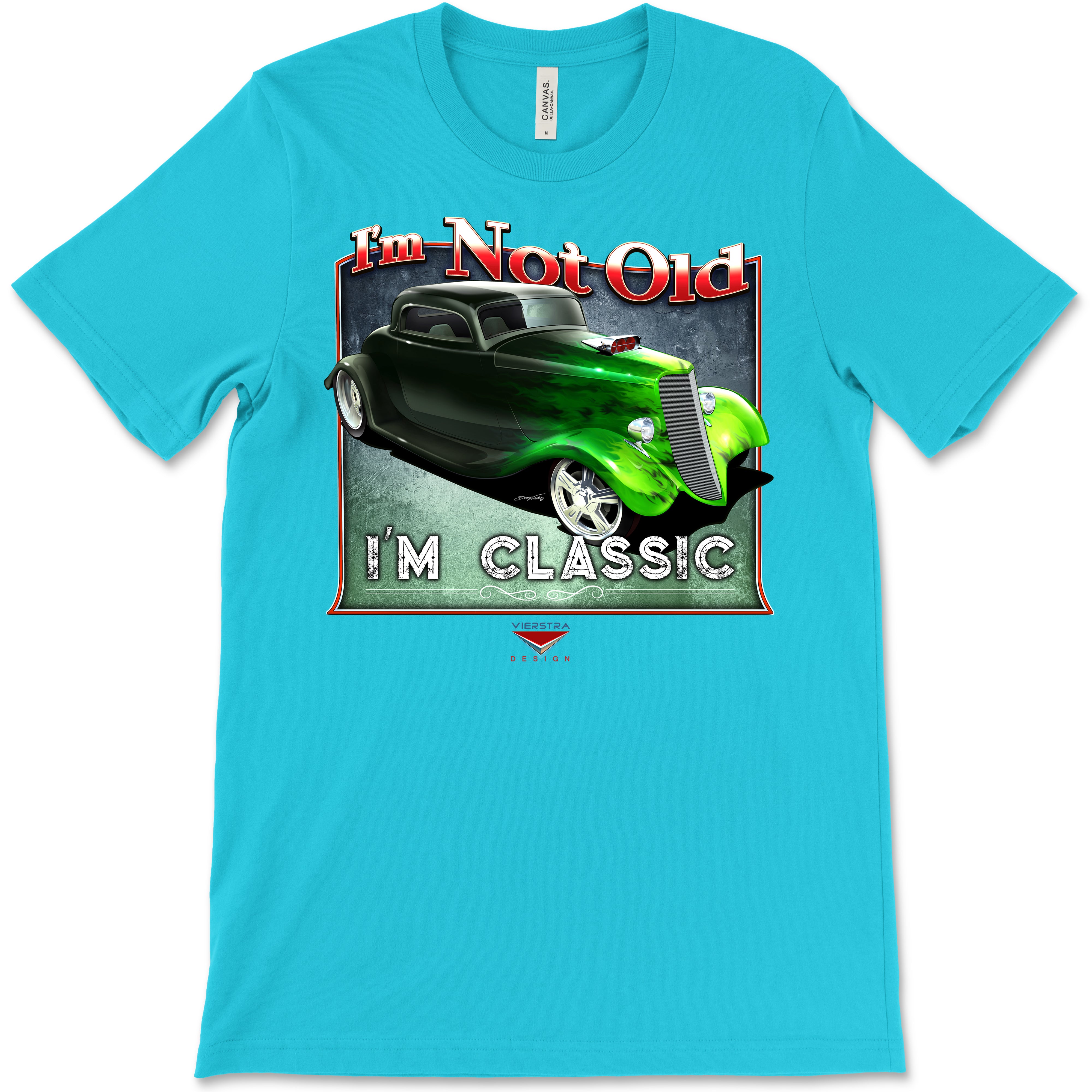 I'm Not Old, I'm Classic! '33 Ford Coupe Bella+Canvas Unisex Short-Sleeve T-Shirt (Front Design)