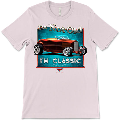 I'm Not Old, I'm Classic! '32 Ford Roadster Bella+Canvas Unisex Short-Sleeve T-Shirt (Front Design)