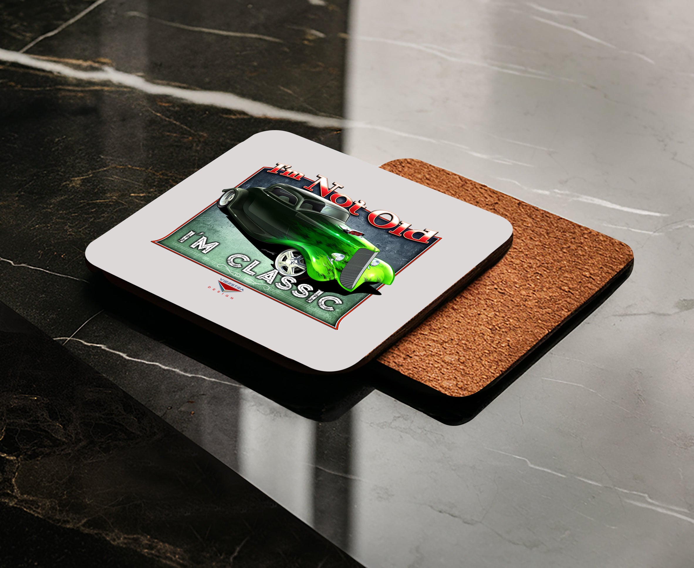 I’m Not Old, I’m Classic! ’33 Ford Coupe Drink Coaster