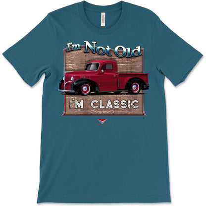 I'm Not Old, I'm Classic! '39 Dodge Truck Bella+Canvas Unisex Short-Sleeve T-Shirt (Front Design)