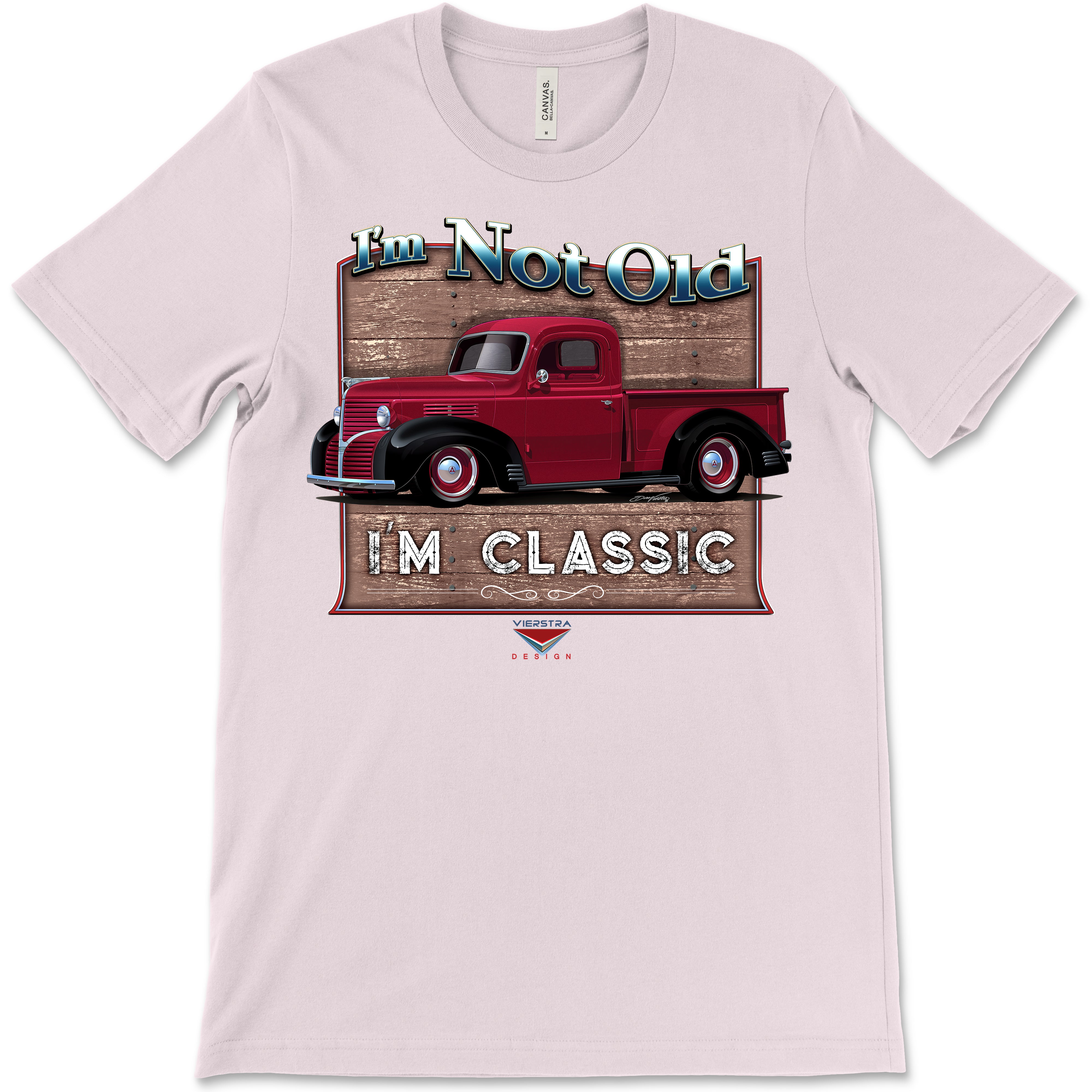 I'm Not Old, I'm Classic! '39 Dodge Truck Bella+Canvas Unisex Short-Sleeve T-Shirt (Front Design)