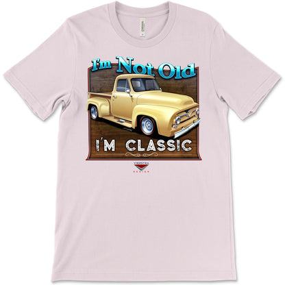 I'm Not Old, I'm Classic! '55 Ford Truck Bella+Canvas Unisex Short-Sleeve T-Shirt (Front Design)