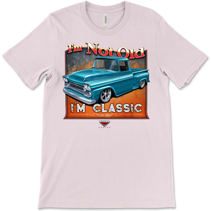 I'm Not Old, I'm Classic! '58 Chevy Truck Bella+Canvas Unisex Short-Sleeve T-Shirt (Front Design)