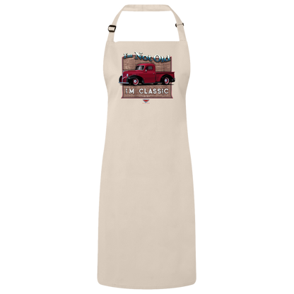 "I'm Not Old, I'm Classic" ’39 Dodge Truck Sustainable Unisex Cooking Bib Apron