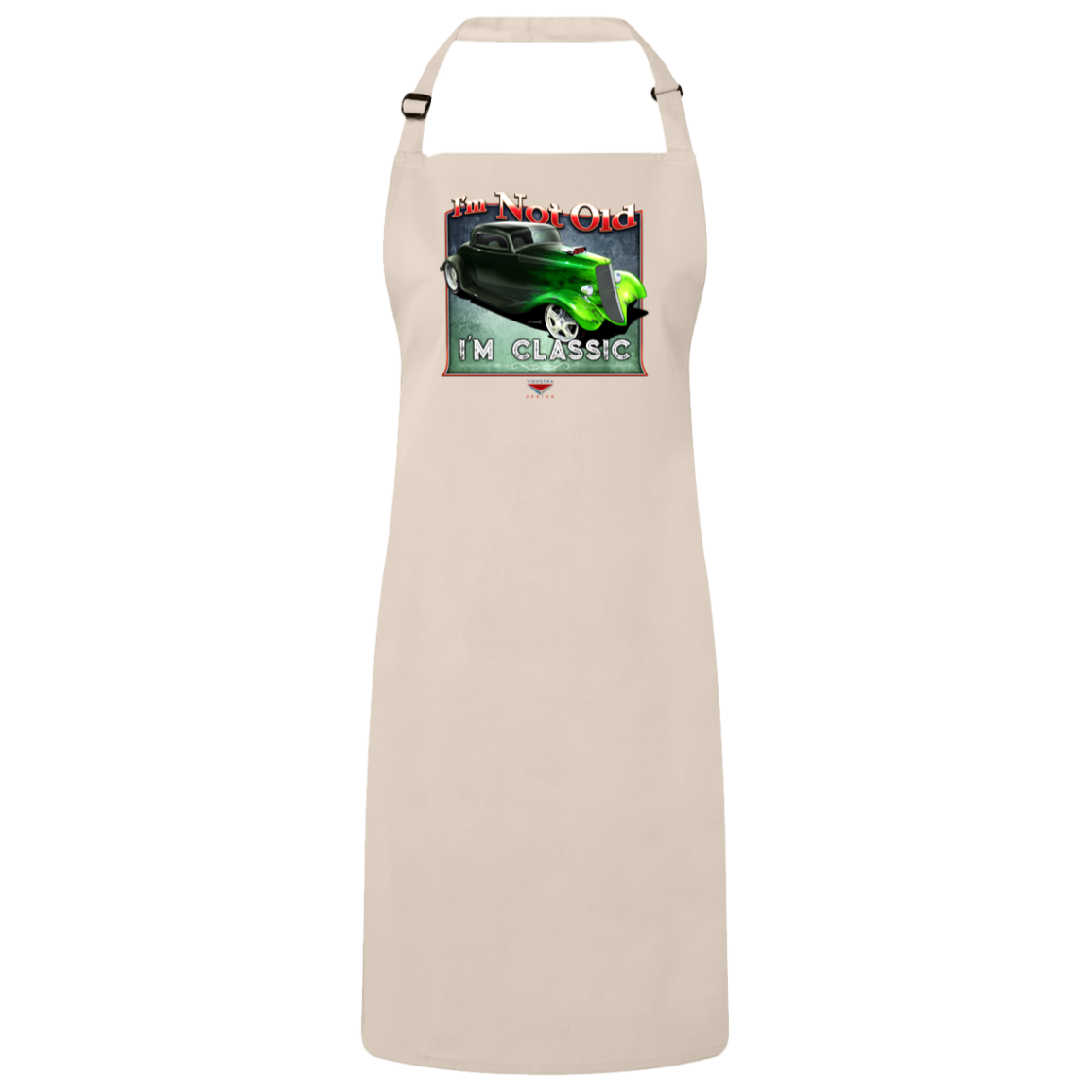 "I'm Not Old, I'm Classic" ’33 Ford Coupe Sustainable Unisex Cooking Bib Apron