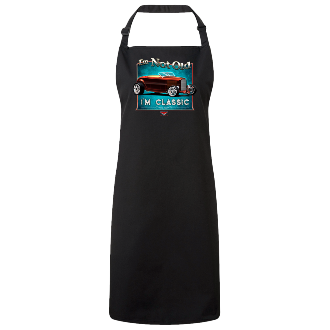 "I'm Not Old, I'm Classic" ’32 Ford Roadster Sustainable Unisex Cooking Bib Apron