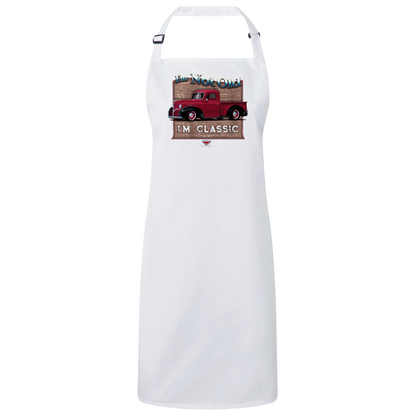 "I'm Not Old, I'm Classic" ’39 Dodge Truck Sustainable Unisex Cooking Bib Apron