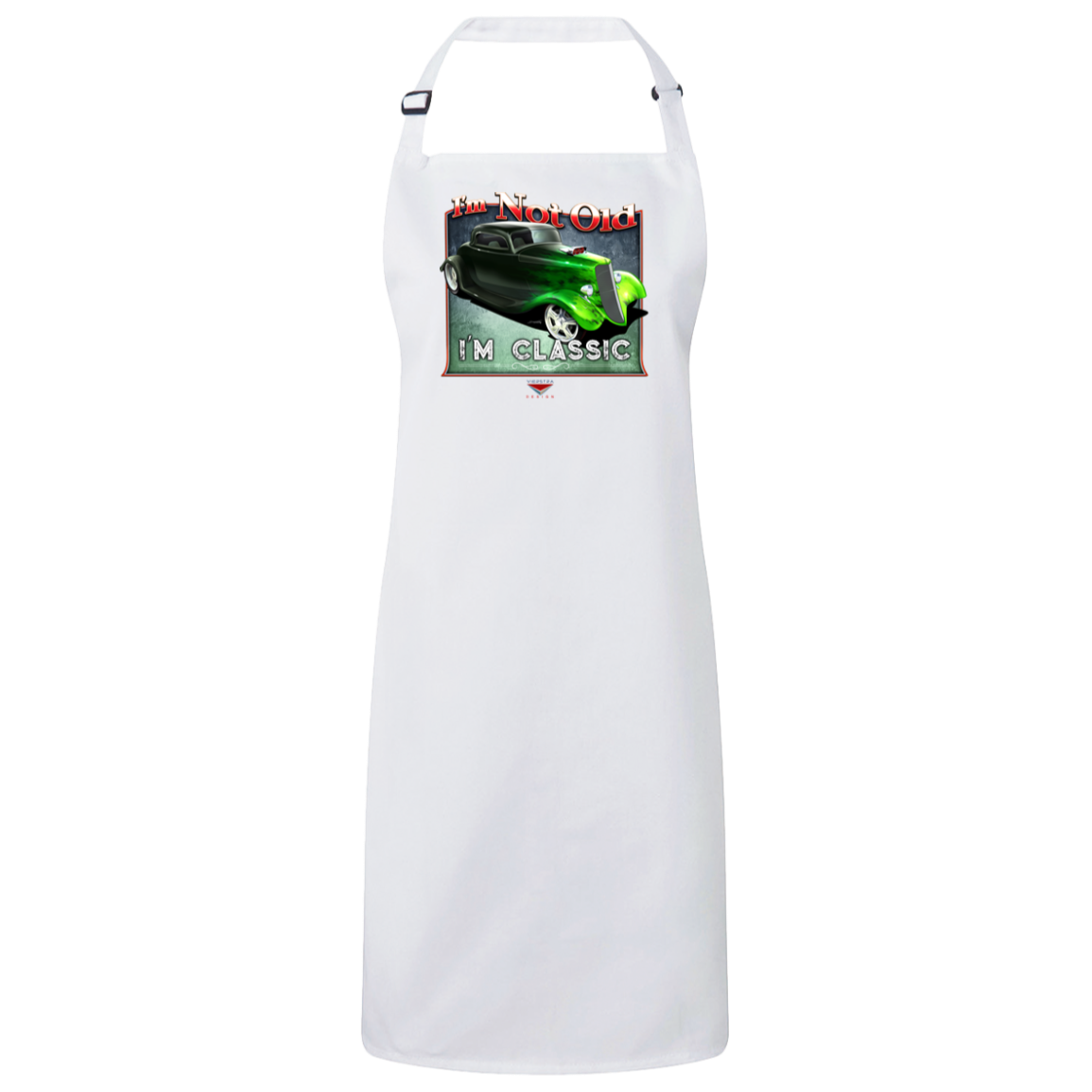 "I'm Not Old, I'm Classic" ’33 Ford Coupe Sustainable Unisex Cooking Bib Apron