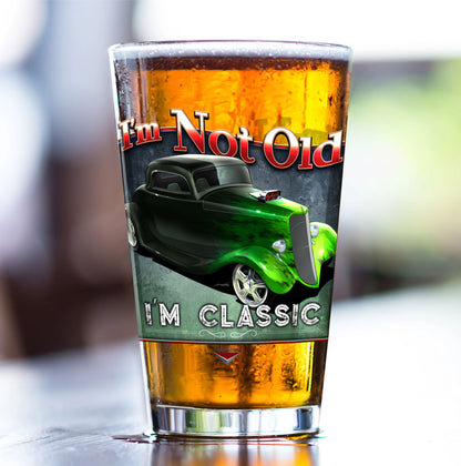 I’m Not Old, I’m Classic! ’33 Ford Coupe Mixing Glass, 16oz